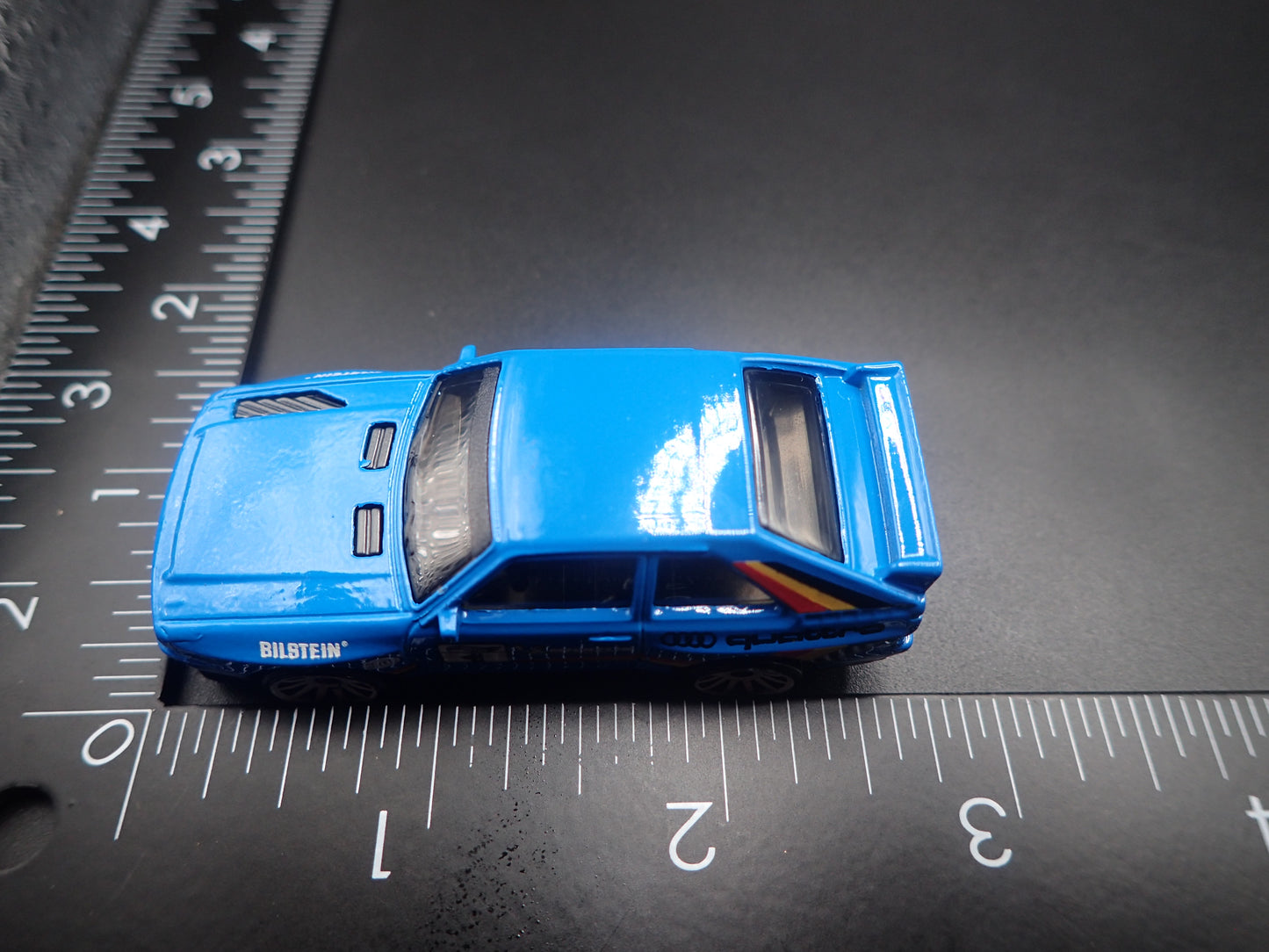 1980-1991 AUDI SPORT QUATTRO BLUE 1:64 SCALE COLLECTIBLE DIECAST MODEL CAR