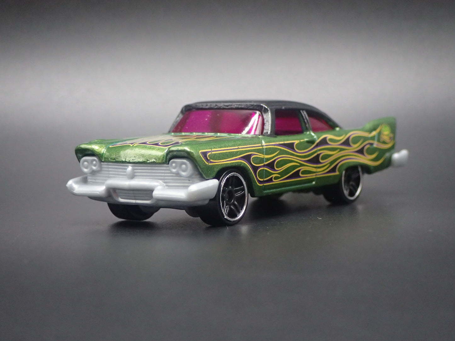 1957 57 PLYMOUTH FURY GREEN  1/64 SCALE COLLECTIBLE DIECAST MODEL CAR