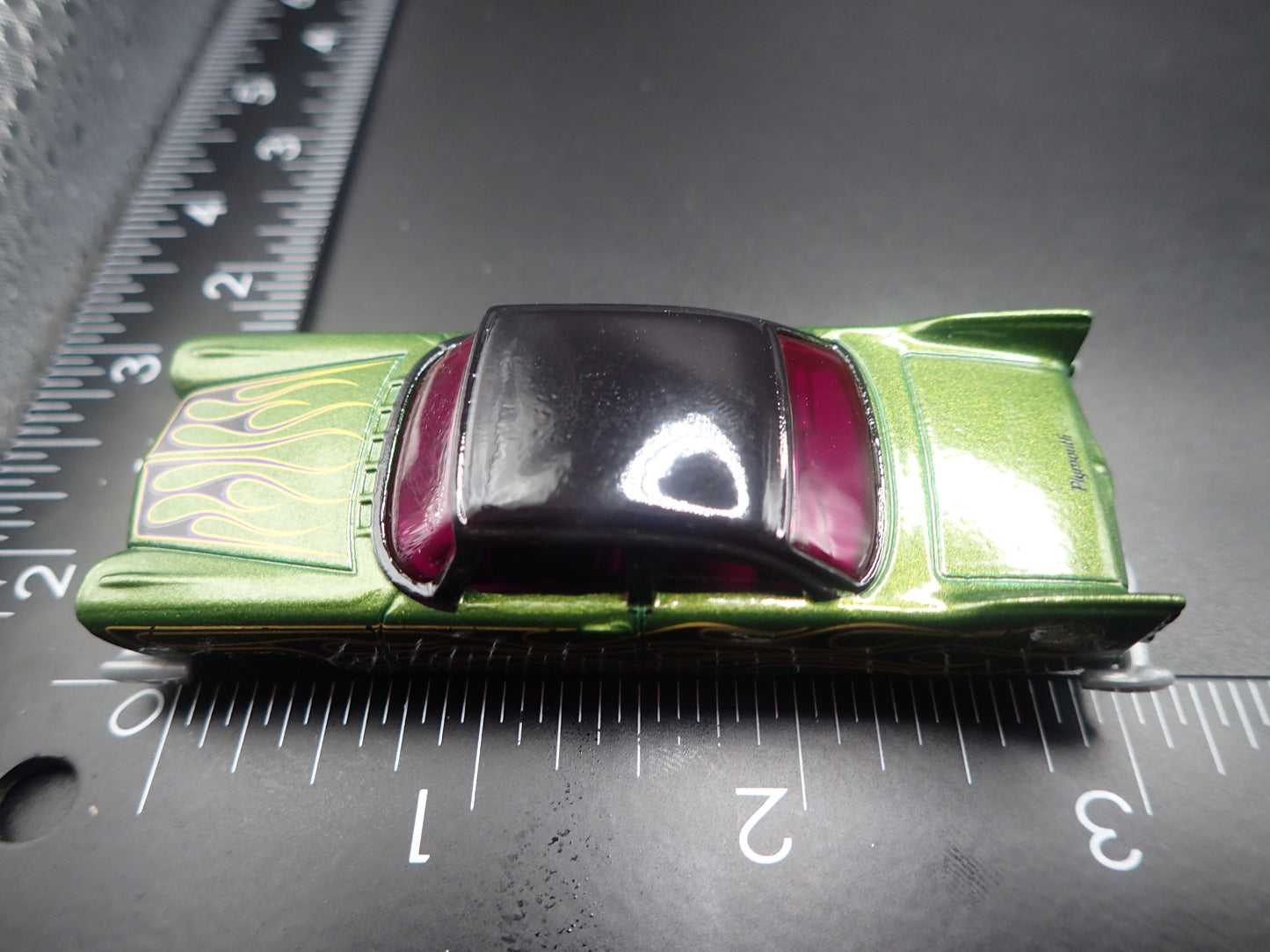 1957 57 PLYMOUTH FURY GREEN  1/64 SCALE COLLECTIBLE DIECAST MODEL CAR