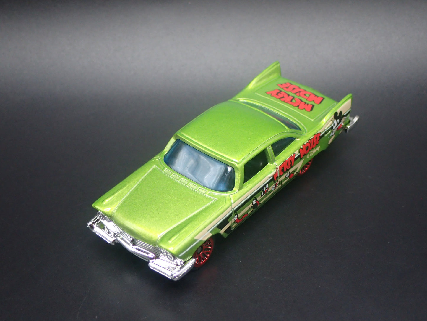 1957 57 PLYMOUTH FURY MICKEY MOUSE  1/64 SCALE COLLECTIBLE DIECAST MODEL CAR
