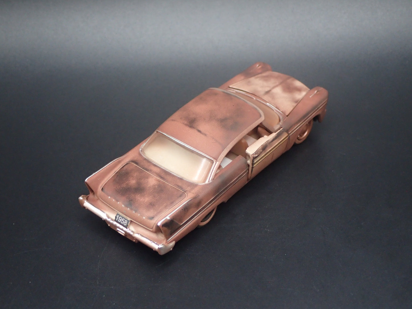 1957 57 PLYMOUTH FURY BARN FIND 1:64 SCALE  DIORAMA DIECAST MODEL CAR