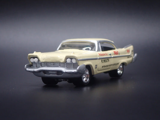 1957 57 PLYMOUTH FURY MOONEYES 1:64 SCALE  DIORAMA DIECAST MODEL CAR