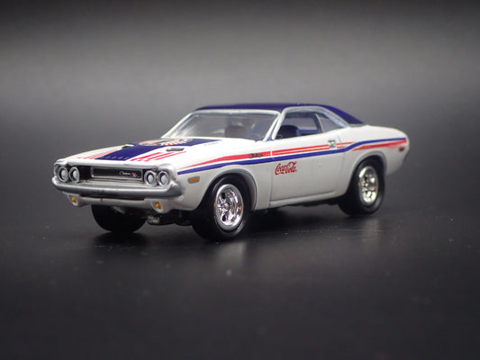 1970 70 DODGE CHALLENGER COCA COLA 1:64 SCALE COLLECTIBLE DIECAST MODEL CAR