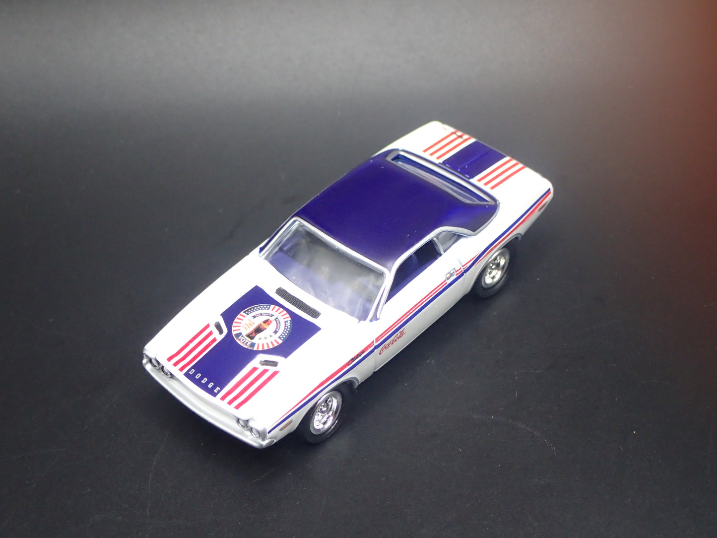 1970 70 DODGE CHALLENGER COCA COLA 1:64 SCALE COLLECTIBLE DIECAST MODEL CAR