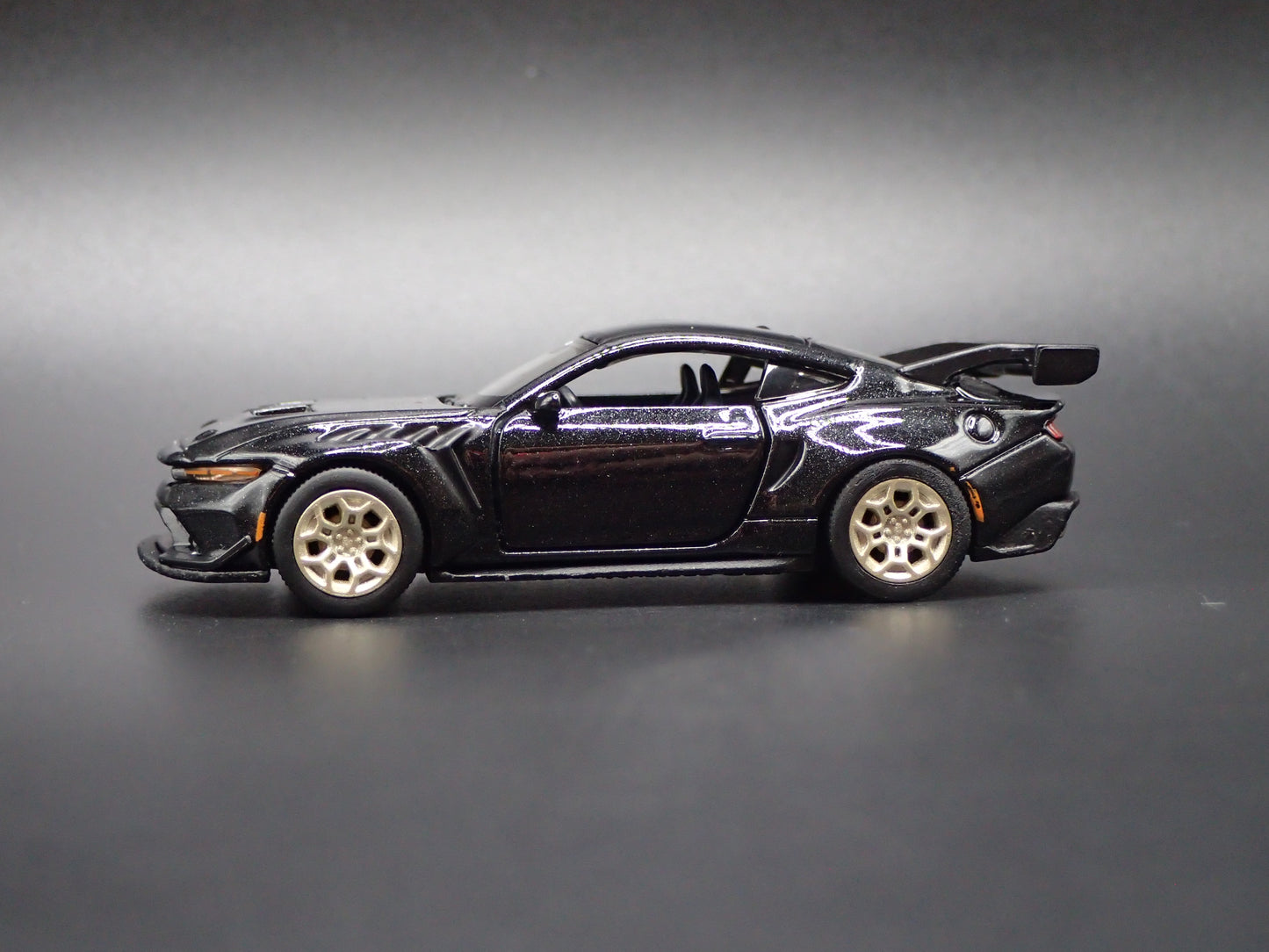 2025-2028 FORD MUSTANG GTD BLACK 1:64 SCALE COLLECTIBLE DIECAST MODEL CAR