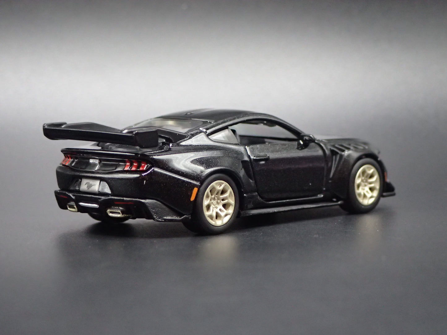 2025-2028 FORD MUSTANG GTD BLACK 1:64 SCALE COLLECTIBLE DIECAST MODEL CAR