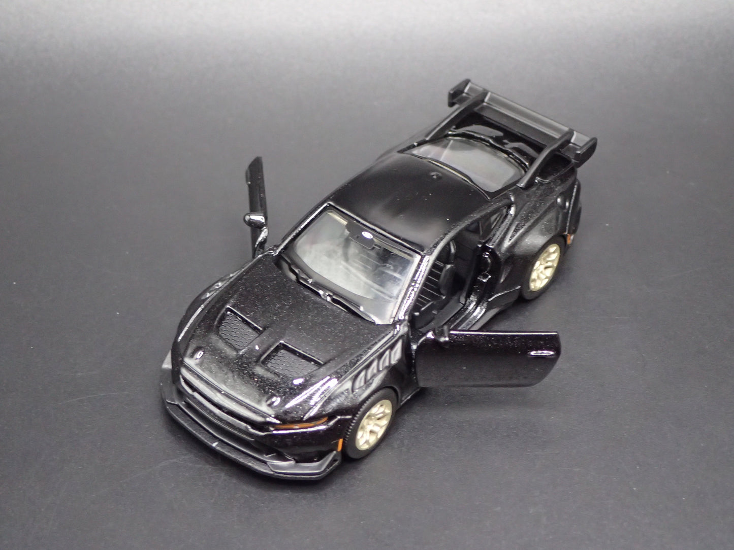 2025-2028 FORD MUSTANG GTD BLACK 1:64 SCALE COLLECTIBLE DIECAST MODEL CAR