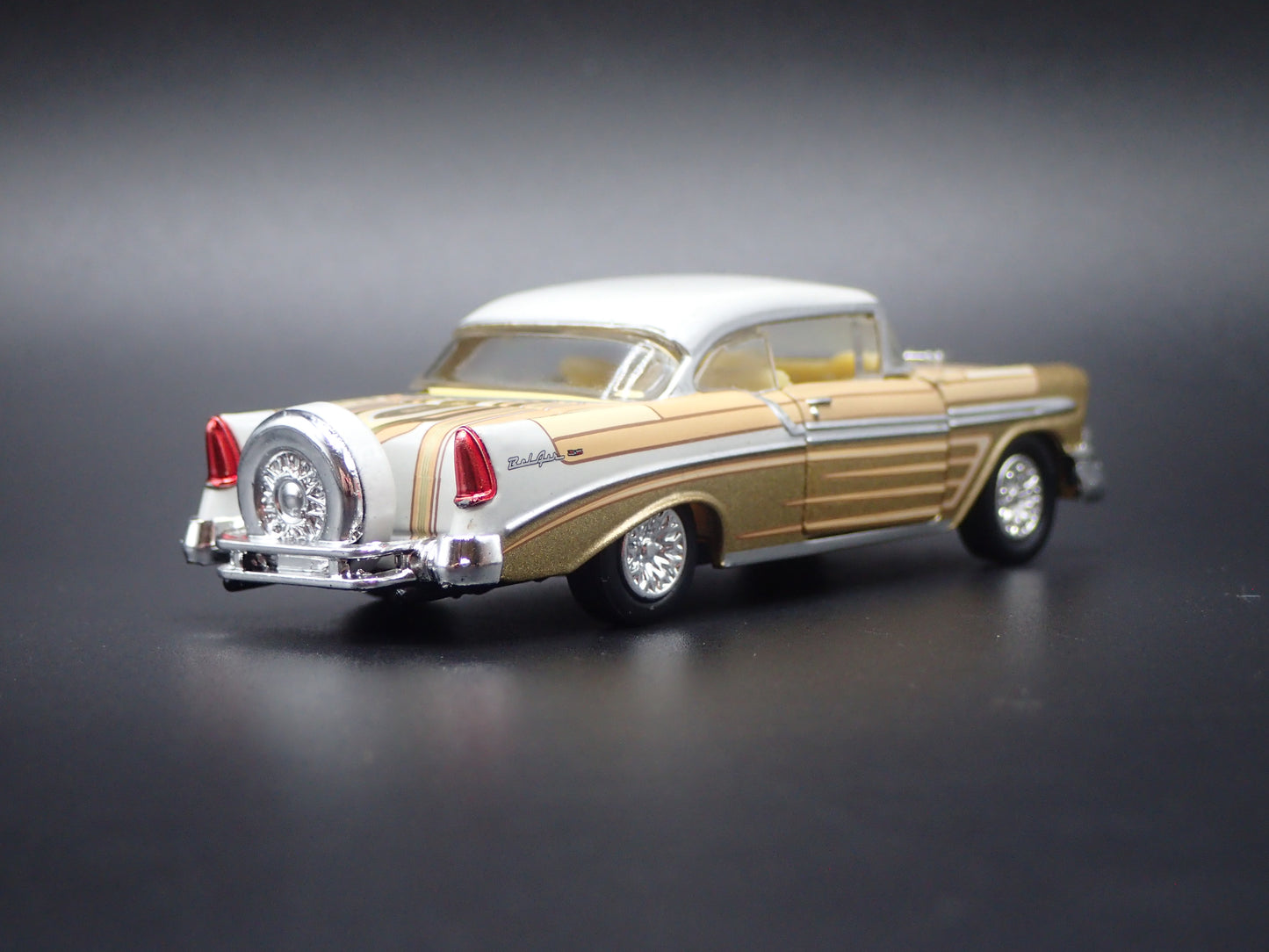 1956 56 CHEVY CHEVROLET BEL AIR LOWRIDER 1:64 SCALE DIORAMA DIECAST MODEL CAR