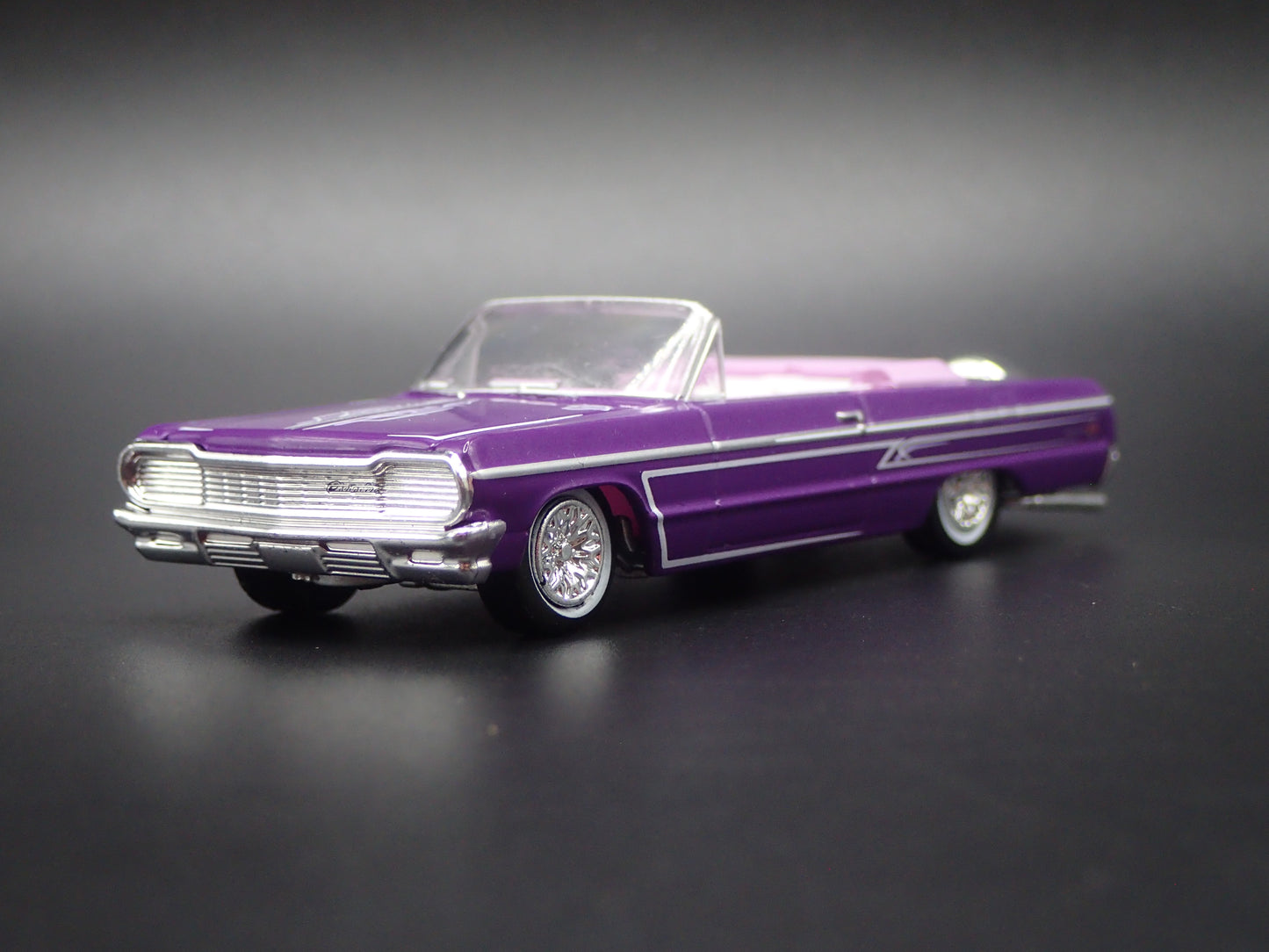 1964 64 CHEVY CHEVROLET IMPALA SS CONVERTIBLE LOWRIDER 1:64 SCALE DIECAST CAR