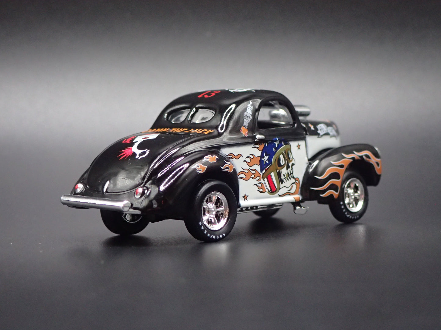 1941 WILLYS COUPE GASSER NHRA DRAG 1:64 SCALE COLLECTIBLE DIECAST MODEL CAR