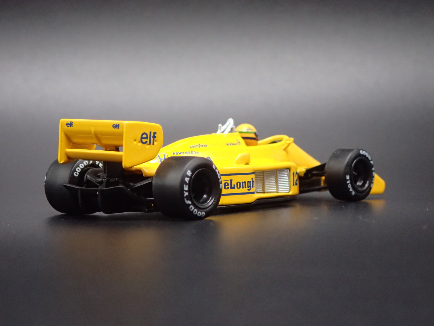 LOTUS 99T #12 1967 MONACO GP WIN SENNA VINTAGE F1 RACING 1:64 SCALE DIECAST CAR