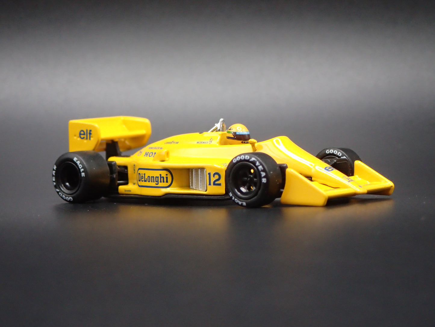 LOTUS 99T #12 1967 MONACO GP WIN SENNA VINTAGE F1 RACING 1:64 SCALE DIECAST CAR