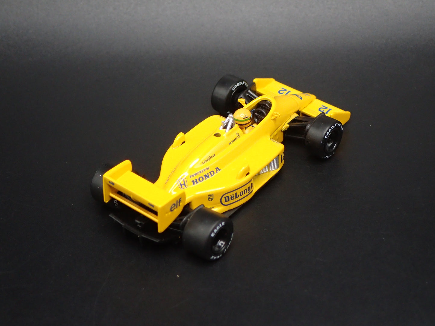LOTUS 99T #12 1967 MONACO GP WIN SENNA VINTAGE F1 RACING 1:64 SCALE DIECAST CAR