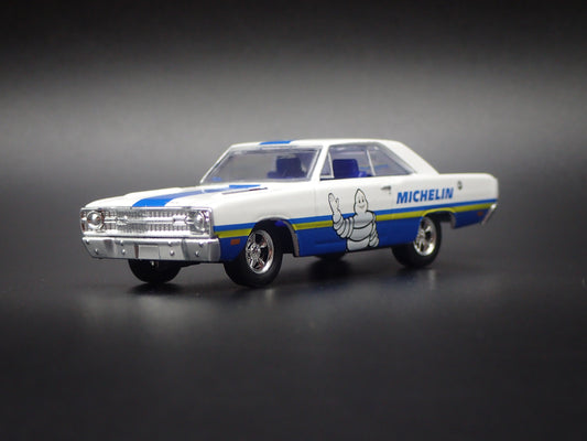 1969 69 DODGE DART SWINGER MICHELIN 1:64 SCALE COLLECTIBLE DIECAST MODEL CAR