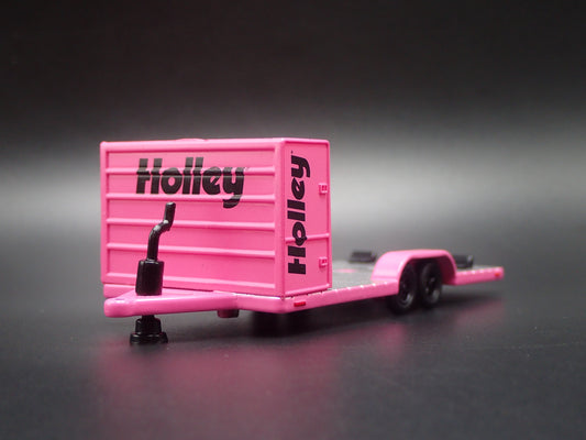 HOLLEY RACING FLATBED CAR HAULER TRAILER 1:64 SCALE DIORAMA PROP MODEL CAR