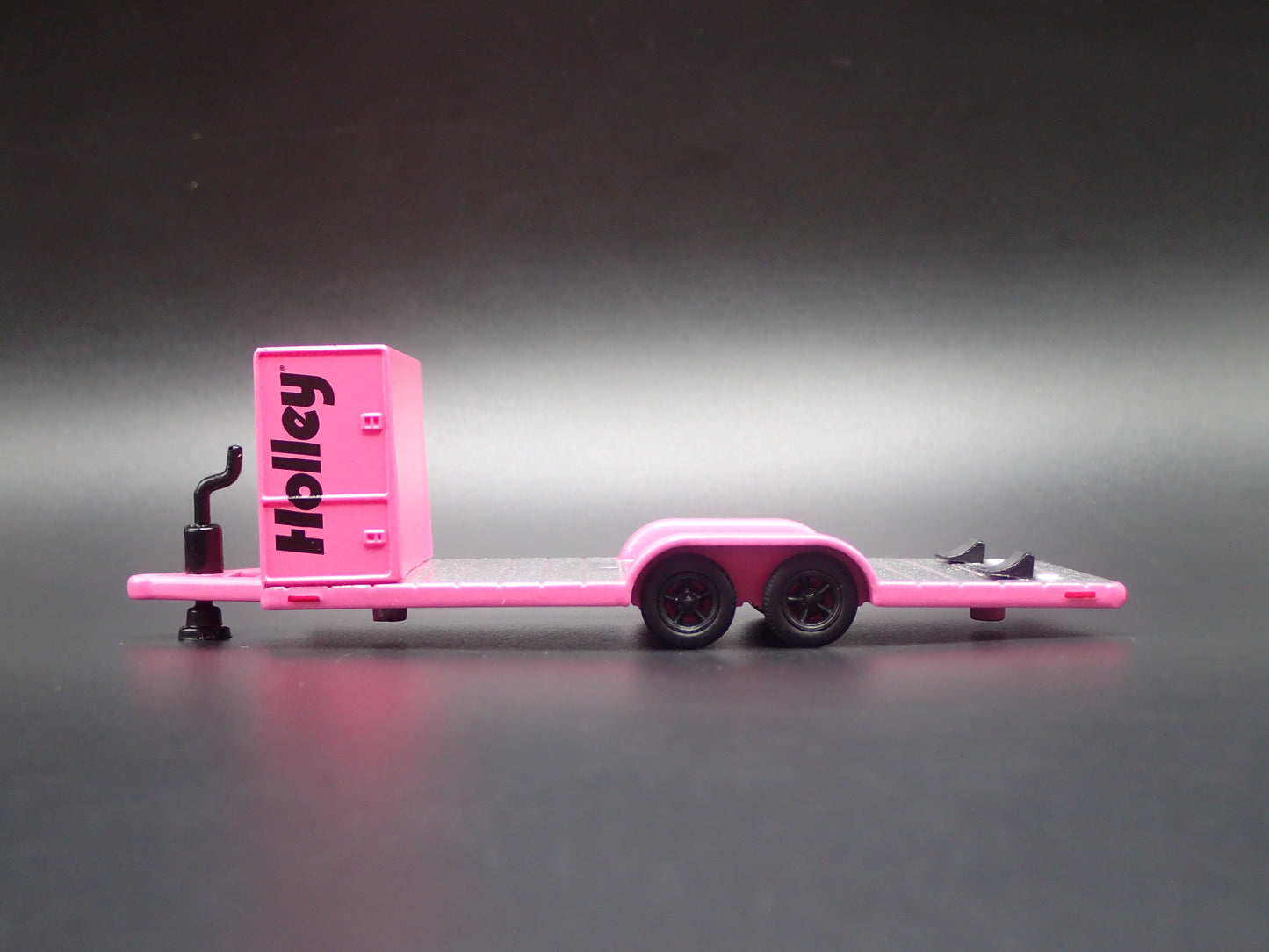 HOLLEY RACING FLATBED CAR HAULER TRAILER 1:64 SCALE DIORAMA PROP MODEL CAR