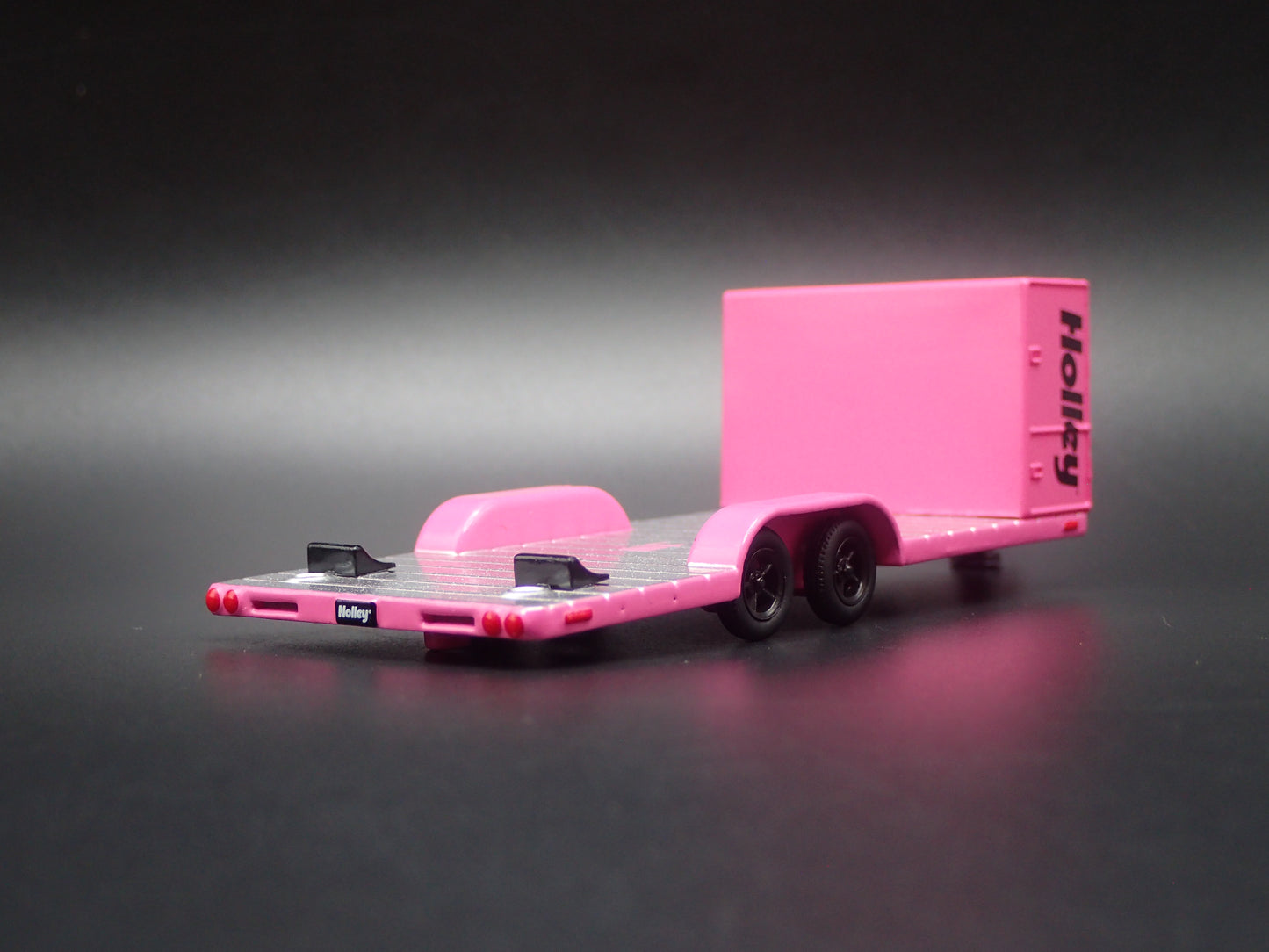 HOLLEY RACING FLATBED CAR HAULER TRAILER 1:64 SCALE DIORAMA PROP MODEL CAR