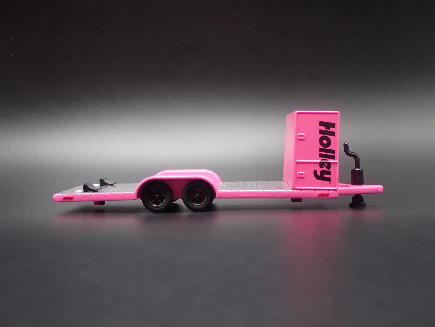 HOLLEY RACING FLATBED CAR HAULER TRAILER 1:64 SCALE DIORAMA PROP MODEL CAR