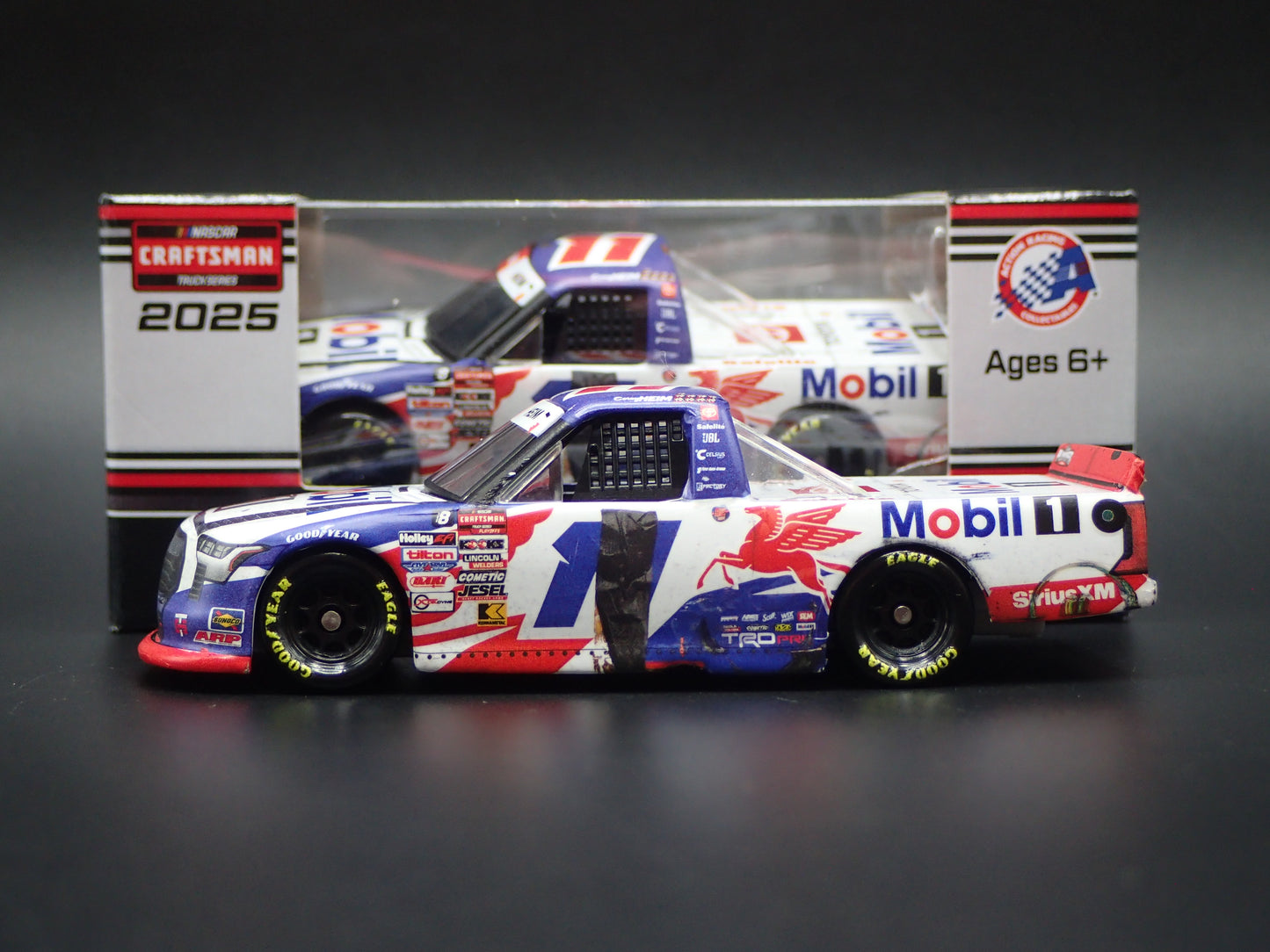 2025 25 TOYOTA TUNDRA 11 COREY HEIM NASCAR TRUCK MOBIL 1 1:64 SCALE DIECAST CAR