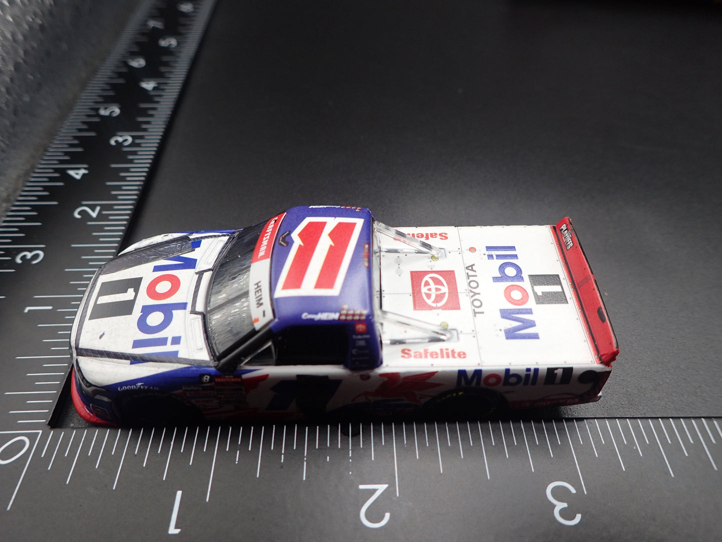 2025 25 TOYOTA TUNDRA 11 COREY HEIM NASCAR TRUCK MOBIL 1 1:64 SCALE DIECAST CAR