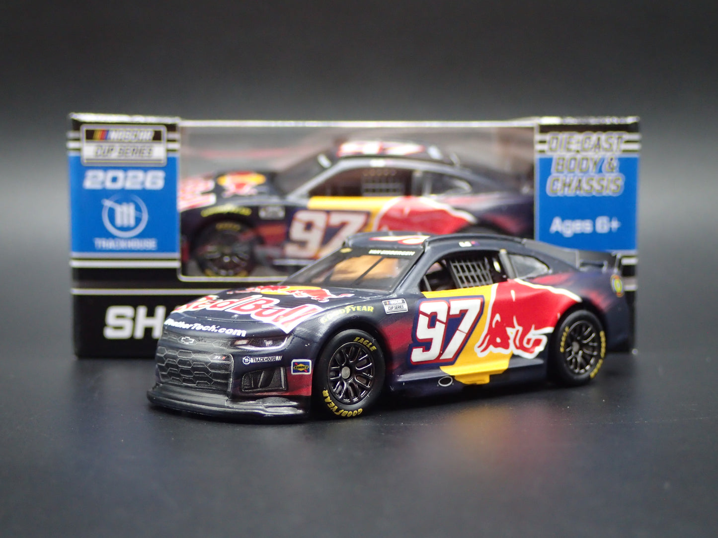 2026 CHEVROLET 97 SHANE VAN GISBERGEN RED BULL NASCAR 1:64 DIECAST MODEL CAR