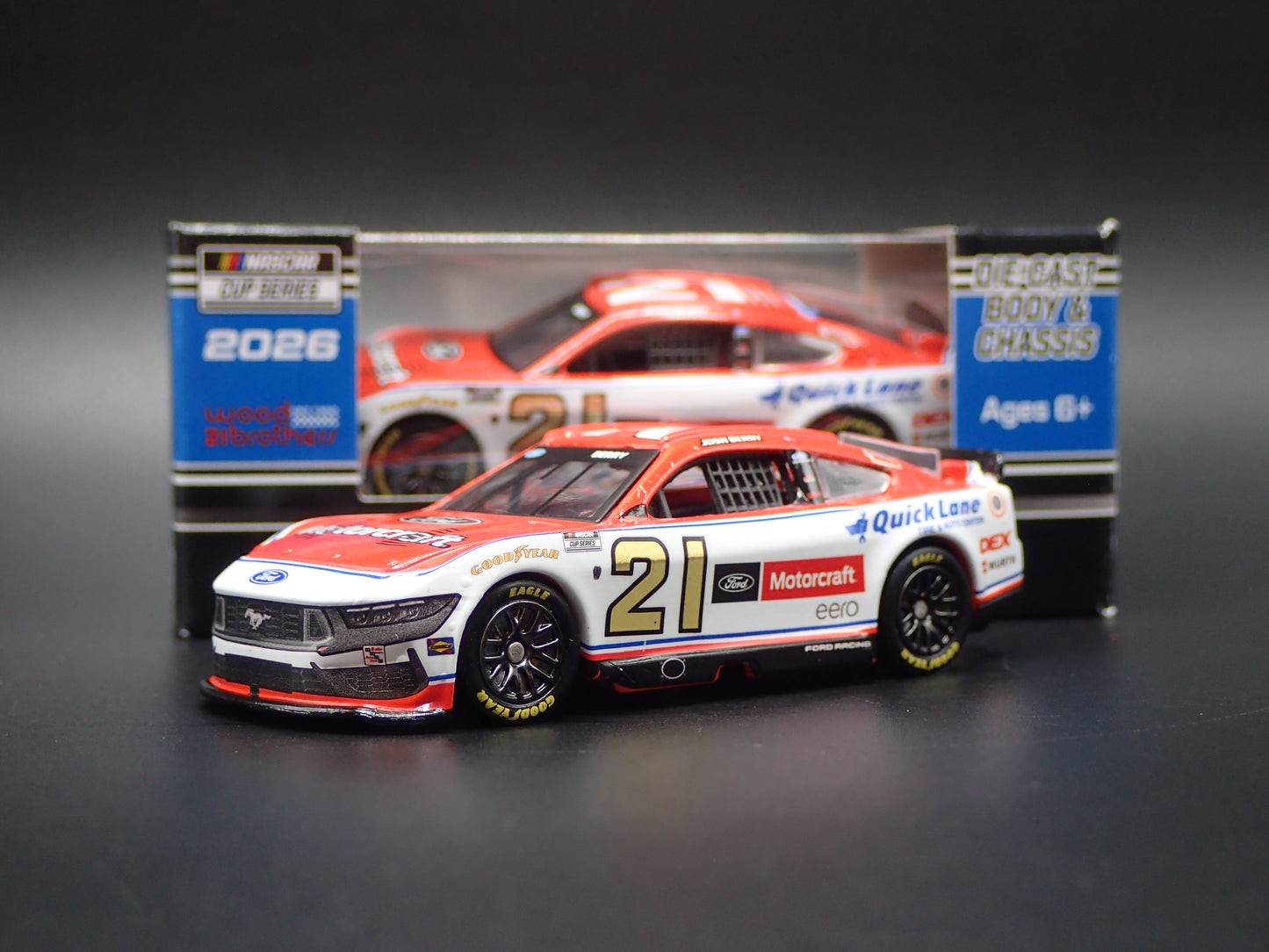 2026 26 FORD MUSTANG #21 JOSH BERRY MOTORCRAFT NASCAR 1:64 DIECAST MODEL CAR