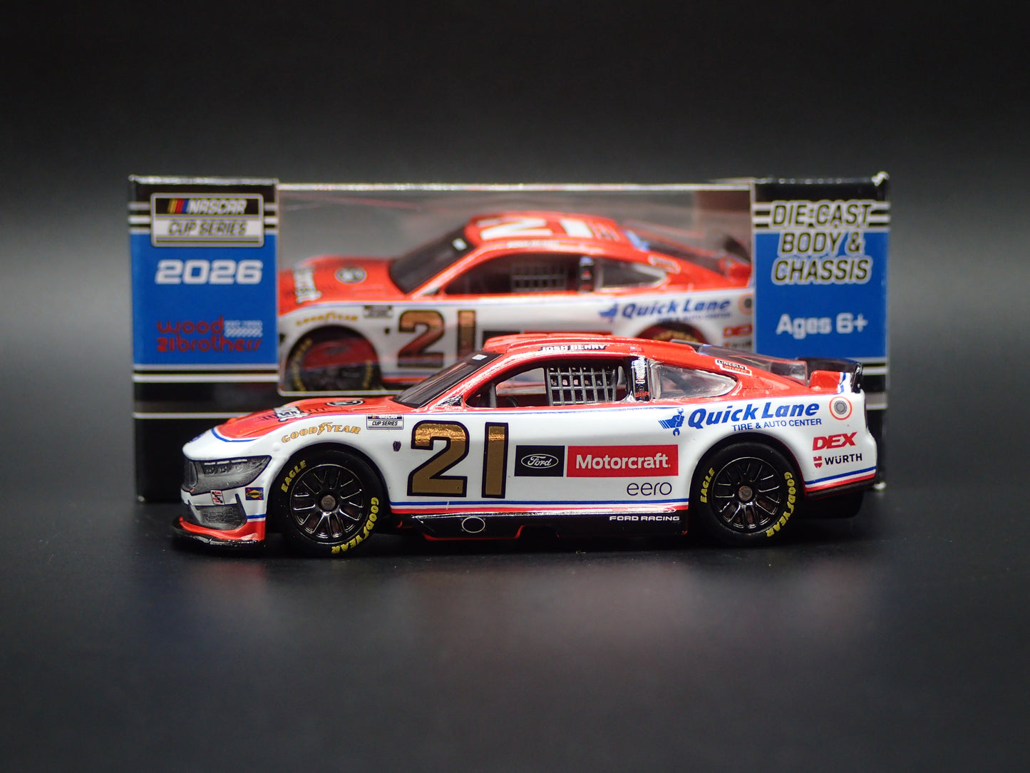 2026 26 FORD MUSTANG #21 JOSH BERRY MOTORCRAFT NASCAR 1:64 DIECAST MODEL CAR