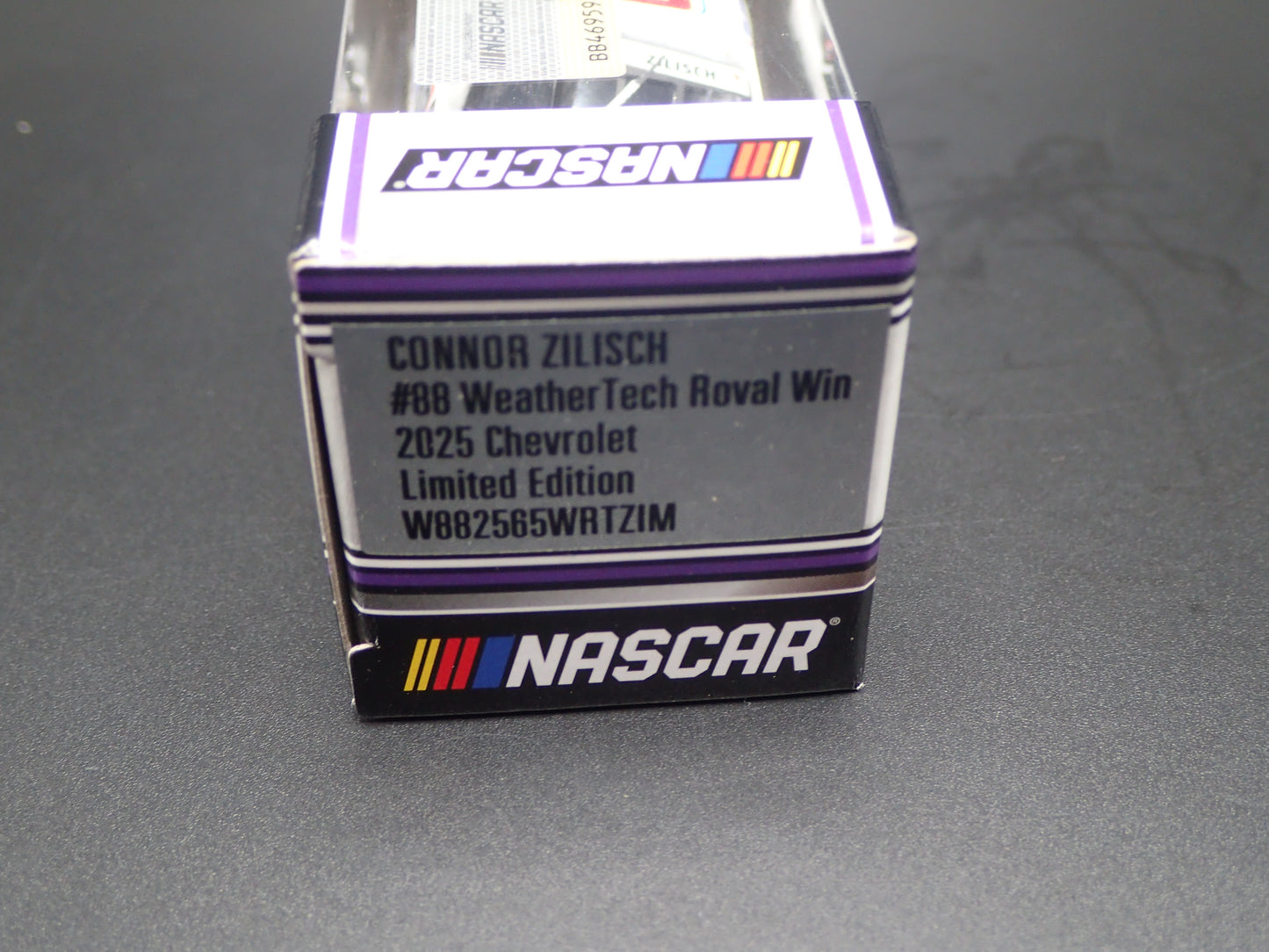 2025 CHEVROLET 88 CONNOR ZILISCH WEATHERTECH NASCAR WIN 1:64 SCALE DIECAST CAR