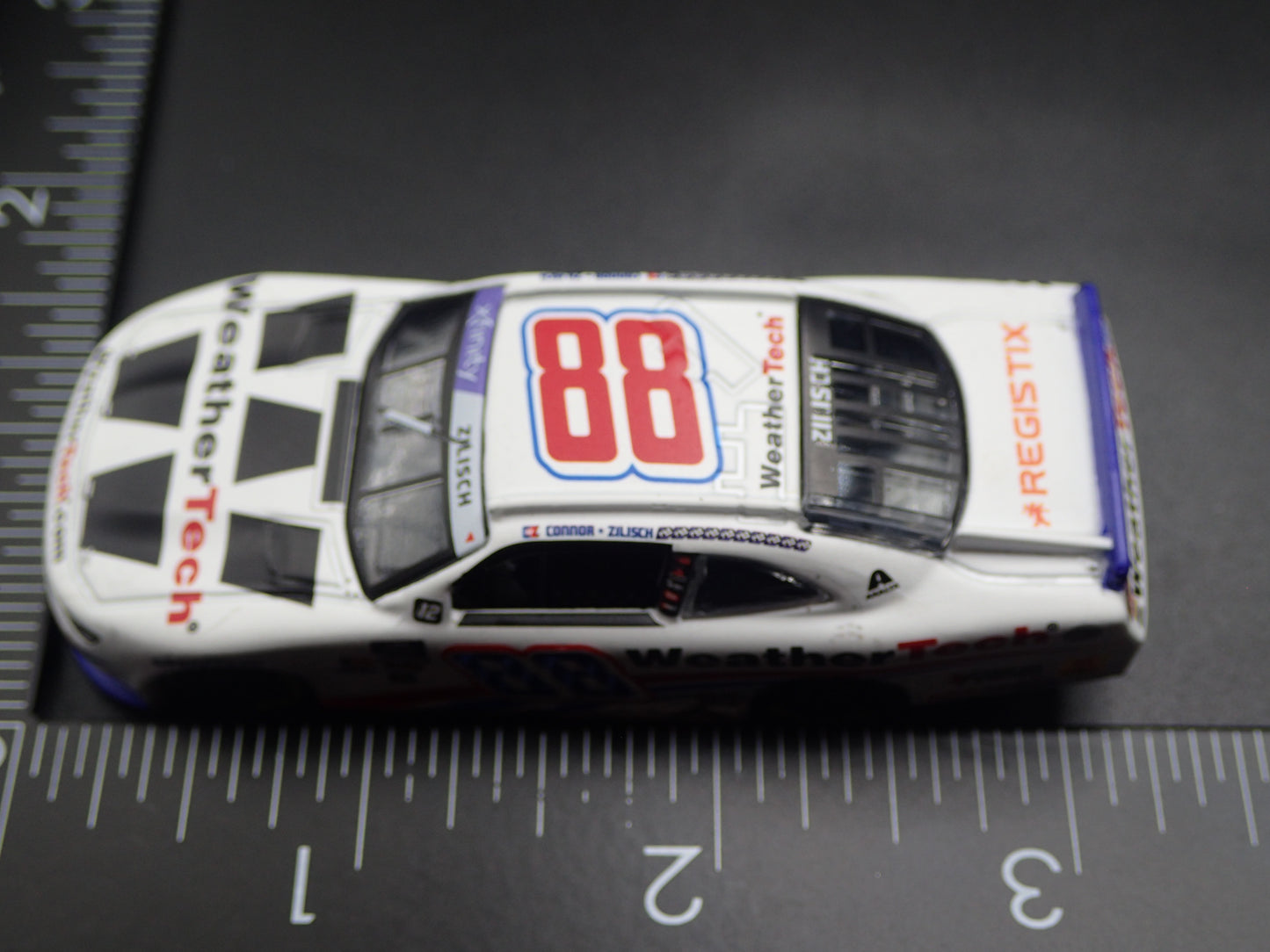 2025 CHEVROLET 88 CONNOR ZILISCH WEATHERTECH NASCAR WIN 1:64 SCALE DIECAST CAR