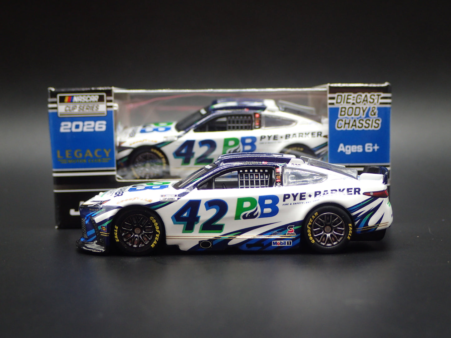 2026 26 TOYOTA CAMRY 42 JOHN HUNTER NEMECHEK PYE BARKER NASCAR 1:64 DIECAST CAR