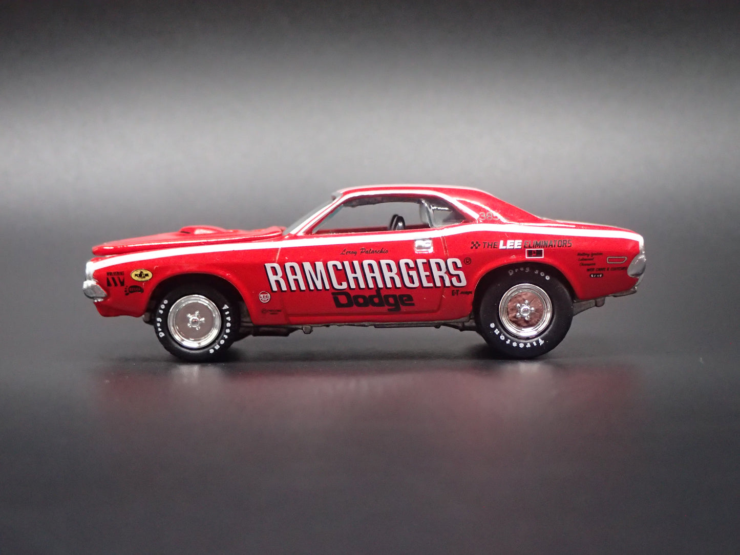 1971 71 DODGE CHALLENGER PRO STOCK RAMCHARGERS NHRA 1:64 SCALE DIECAST CAR