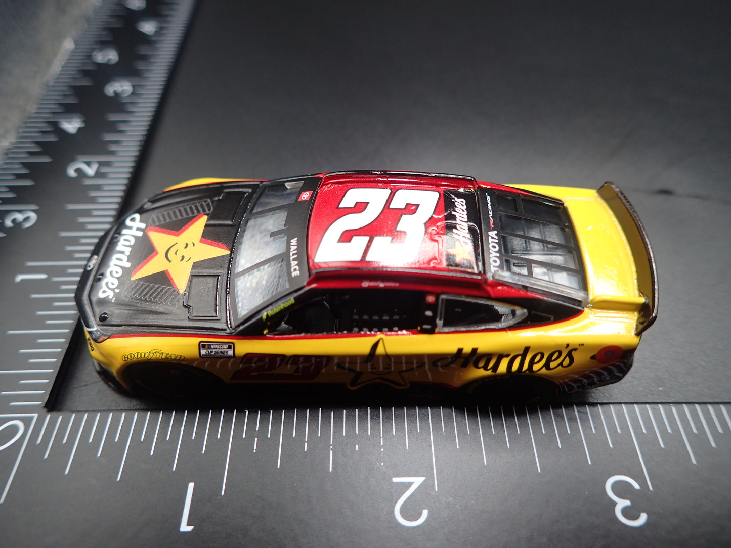 2026 TOYOTA CAMRY 23 BUBBA WALLACE HARDEES NASCAR 1:64 SCALE DIECAST MODEL CAR