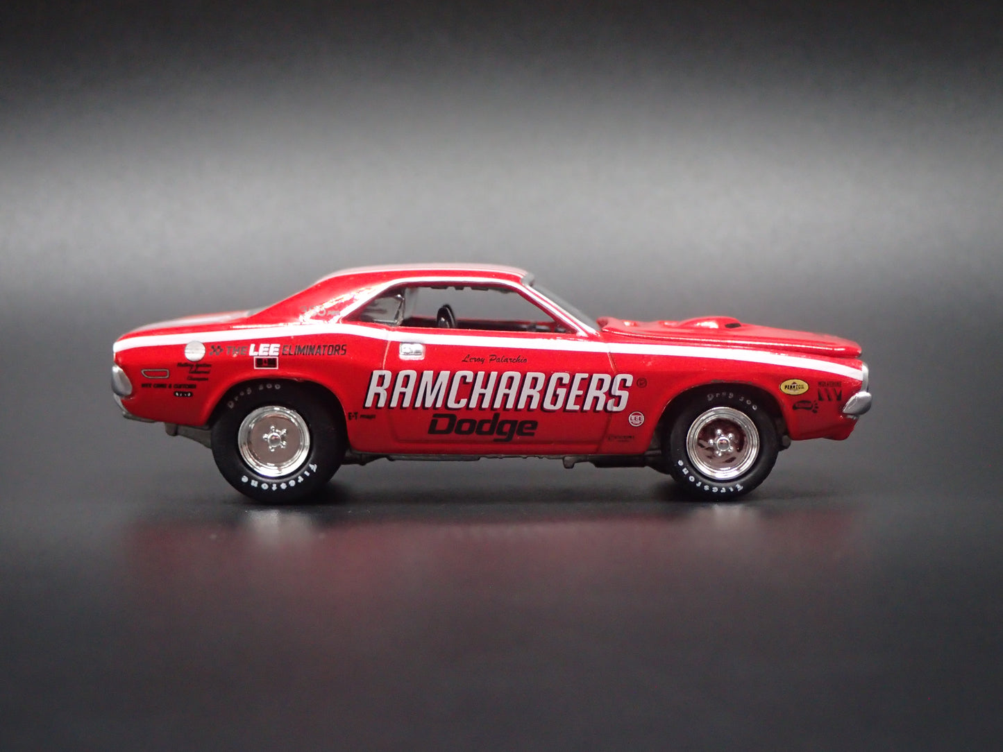 1971 71 DODGE CHALLENGER PRO STOCK RAMCHARGERS NHRA 1:64 SCALE DIECAST CAR