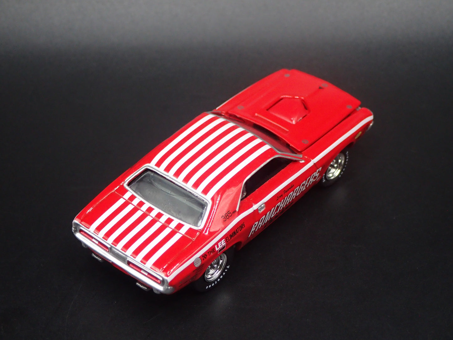 1971 71 DODGE CHALLENGER PRO STOCK RAMCHARGERS NHRA 1:64 SCALE DIECAST CAR