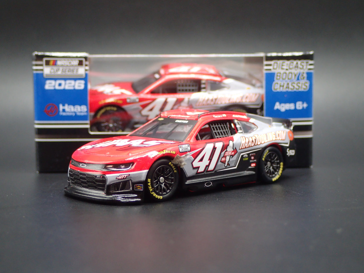 2026 26 CHEVROLET 41 COLE CUSTER HAAS TOOLING  NASCAR 1:64 SCALE DIECAST CAR