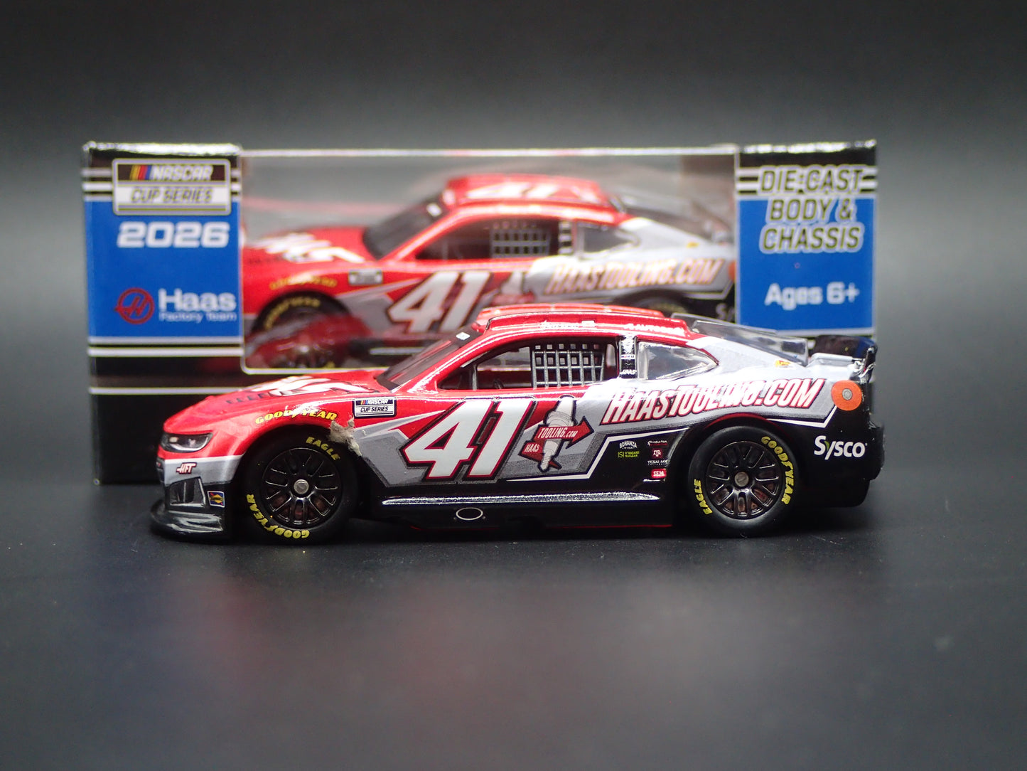 2026 26 CHEVROLET 41 COLE CUSTER HAAS TOOLING  NASCAR 1:64 SCALE DIECAST CAR