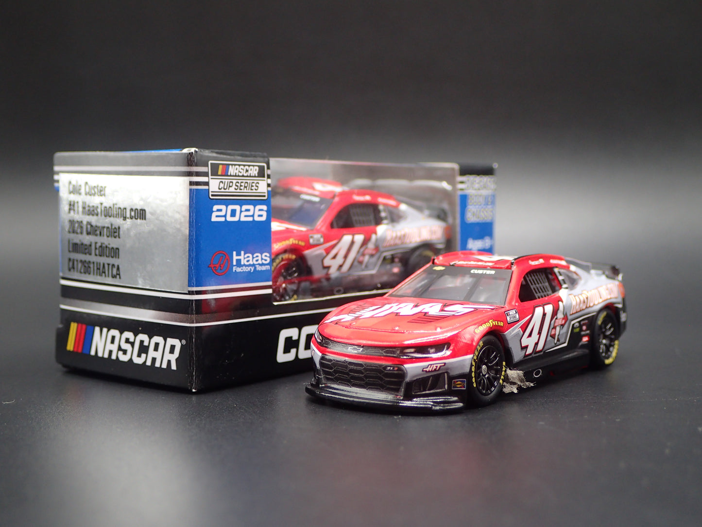 2026 26 CHEVROLET 41 COLE CUSTER HAAS TOOLING  NASCAR 1:64 SCALE DIECAST CAR