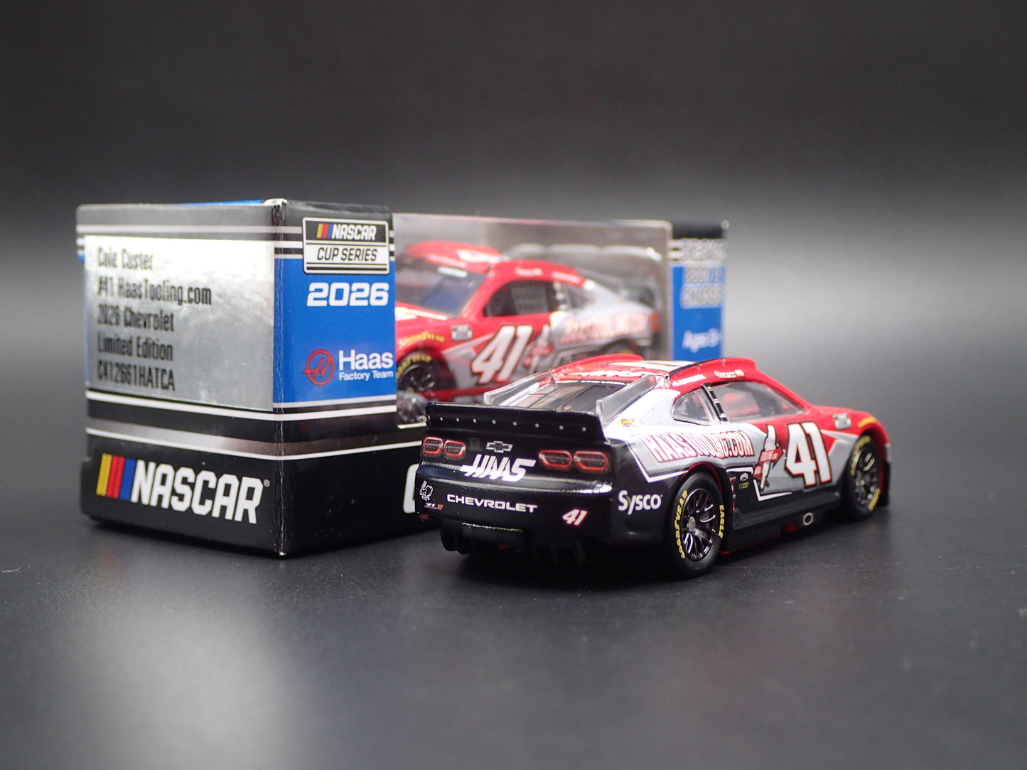 2026 26 CHEVROLET 41 COLE CUSTER HAAS TOOLING  NASCAR 1:64 SCALE DIECAST CAR