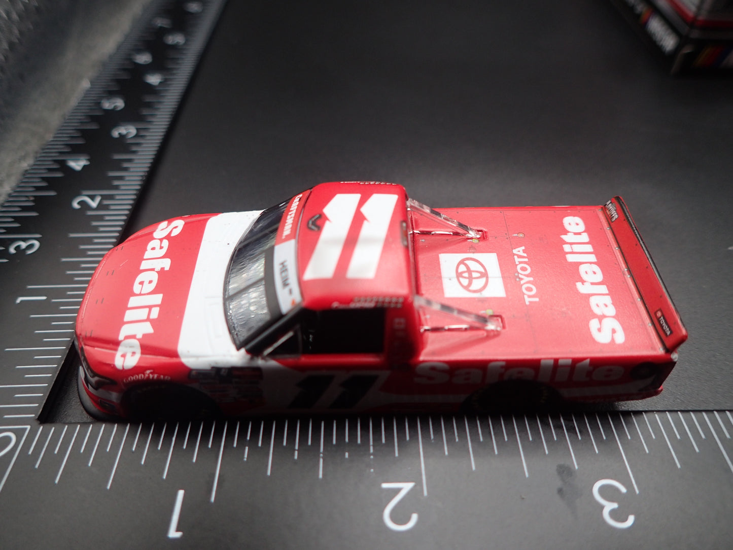 2025 25 TOYOTA TUNDRA 11 COREY HEIM SAFELITE WIN NASCAR TRUCK 1:64 SCALE DIECAST CAR