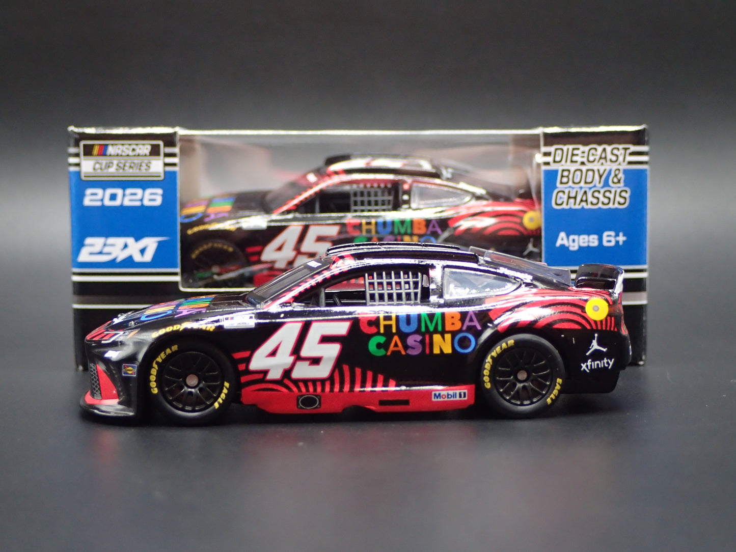 2026 26 TOYOTA CAMRY 45 TYLER REDDICK CHUMBA CASINO NASCAR 1:64 SCALE DIECAST CAR