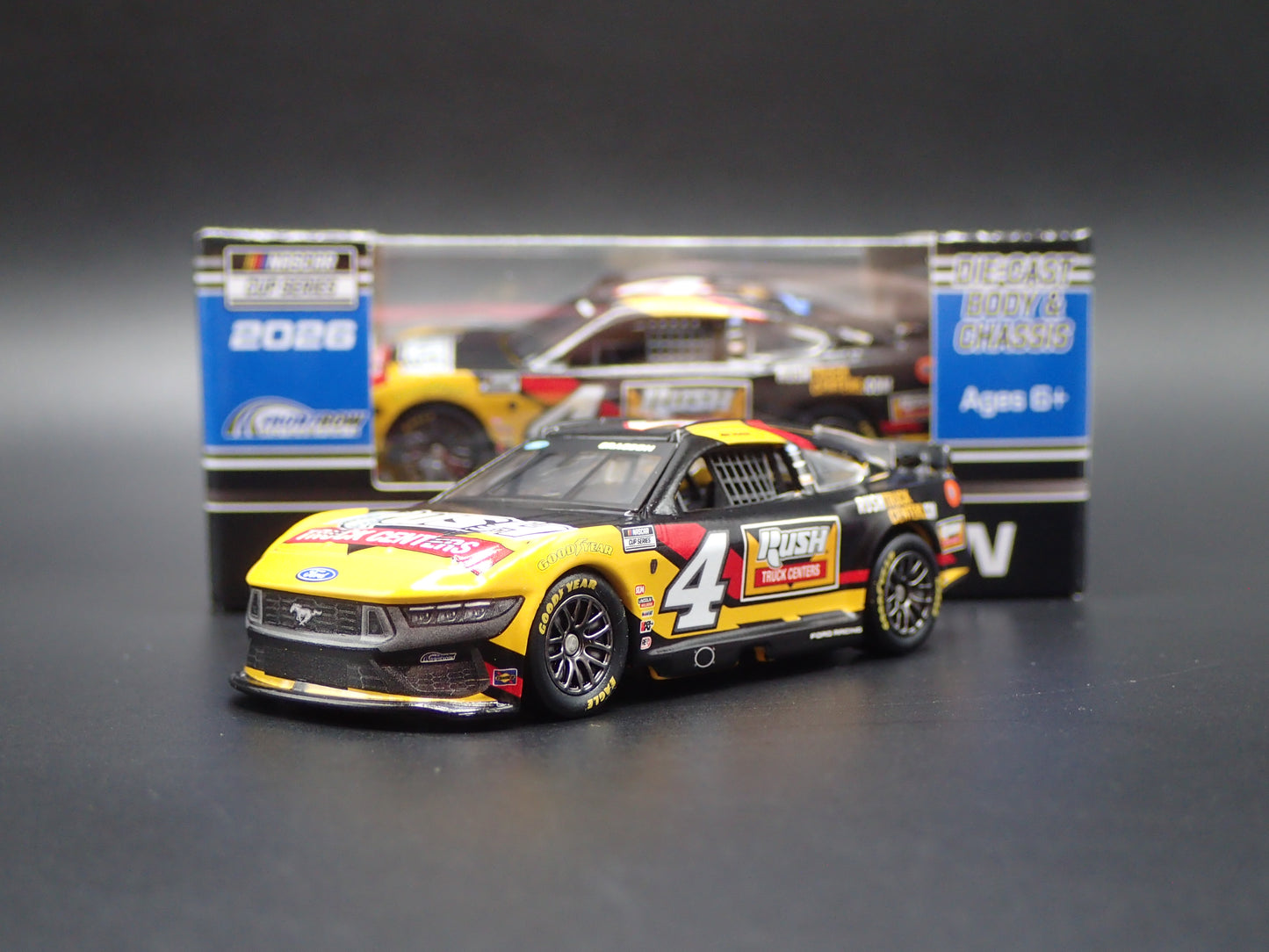 2026 26 FORD MUSTANG #4 NOAH GRAGSON RUSH TRUCK NASCAR 1:64 SCALE DIECAST CAR