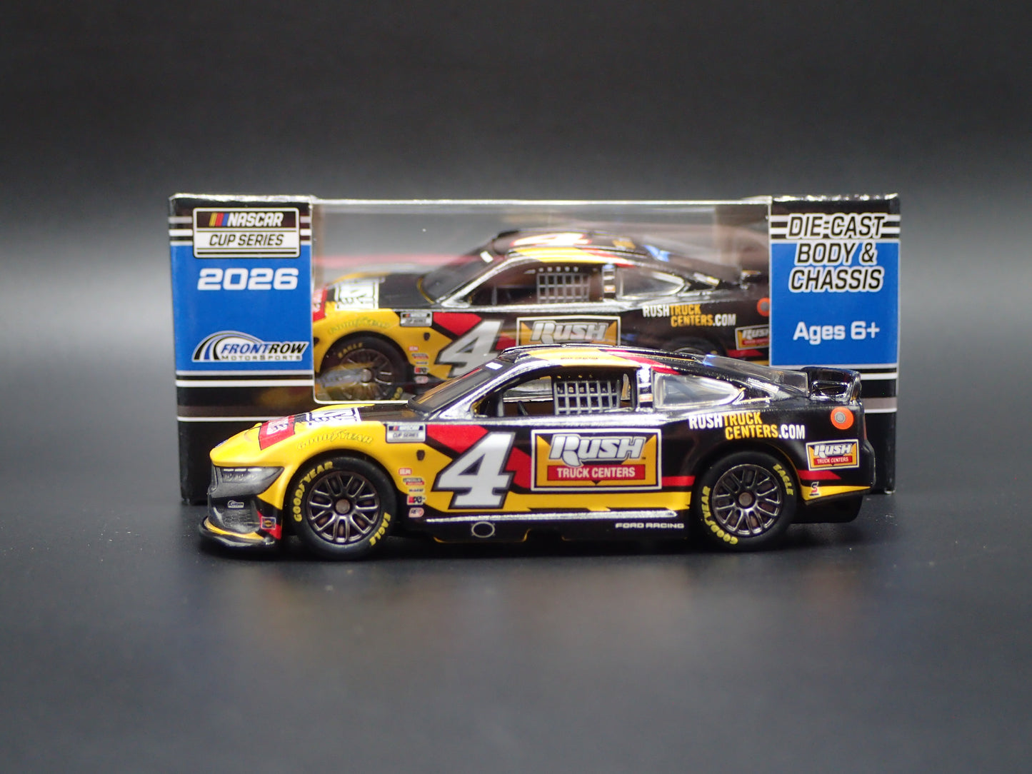 2026 26 FORD MUSTANG #4 NOAH GRAGSON RUSH TRUCK NASCAR 1:64 SCALE DIECAST CAR