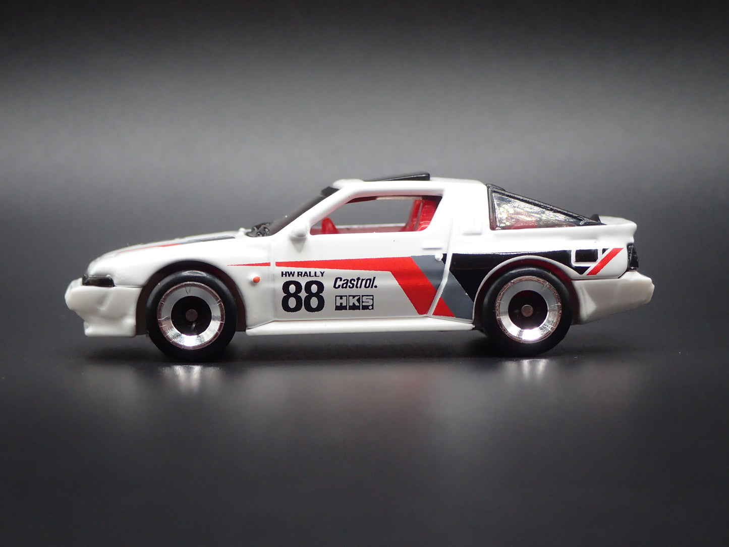 1983-1989 MITSUBISHI STARION WHITE 1:64 SCALE DIORAMA DIECAST MODEL CAR