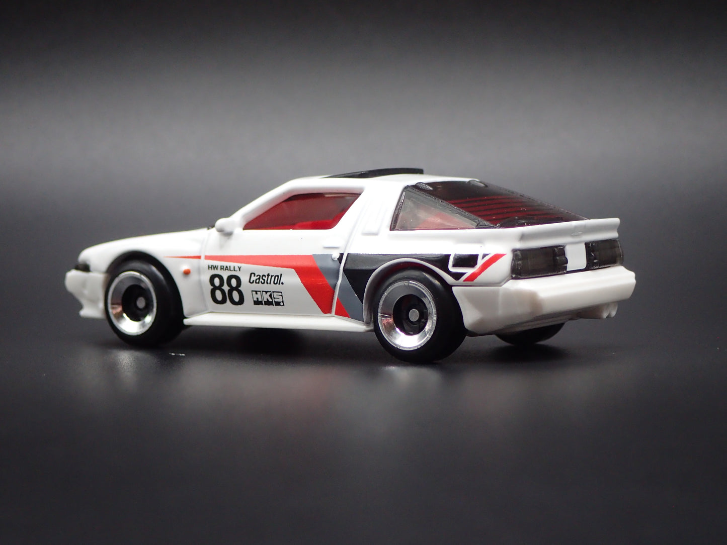 1983-1989 MITSUBISHI STARION WHITE 1:64 SCALE DIORAMA DIECAST MODEL CAR