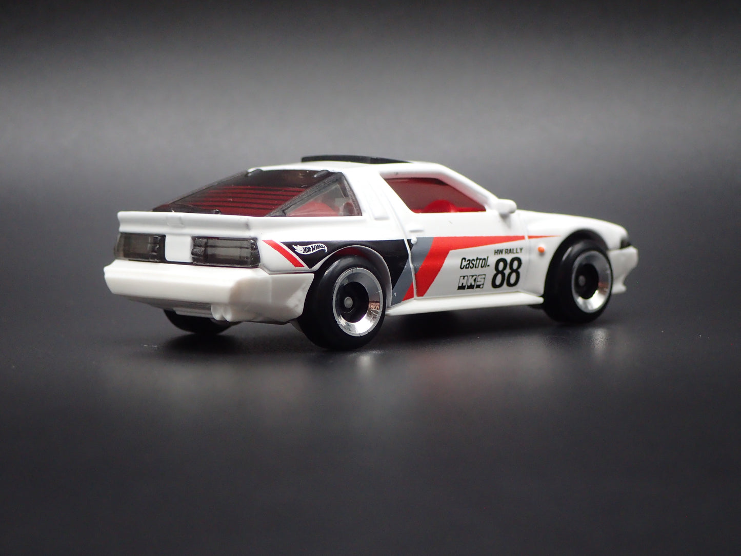 1983-1989 MITSUBISHI STARION WHITE 1:64 SCALE DIORAMA DIECAST MODEL CAR