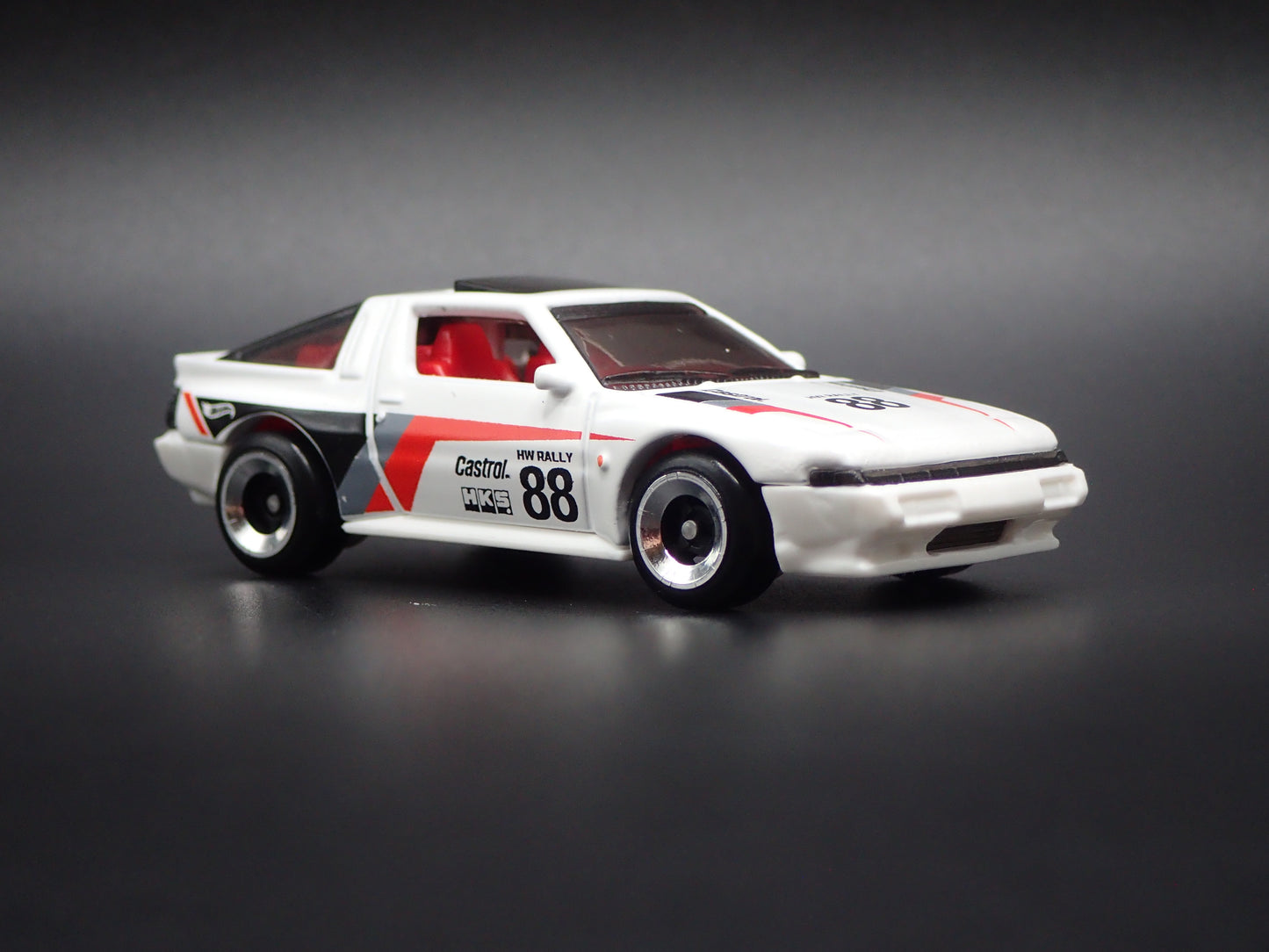 1983-1989 MITSUBISHI STARION WHITE 1:64 SCALE DIORAMA DIECAST MODEL CAR