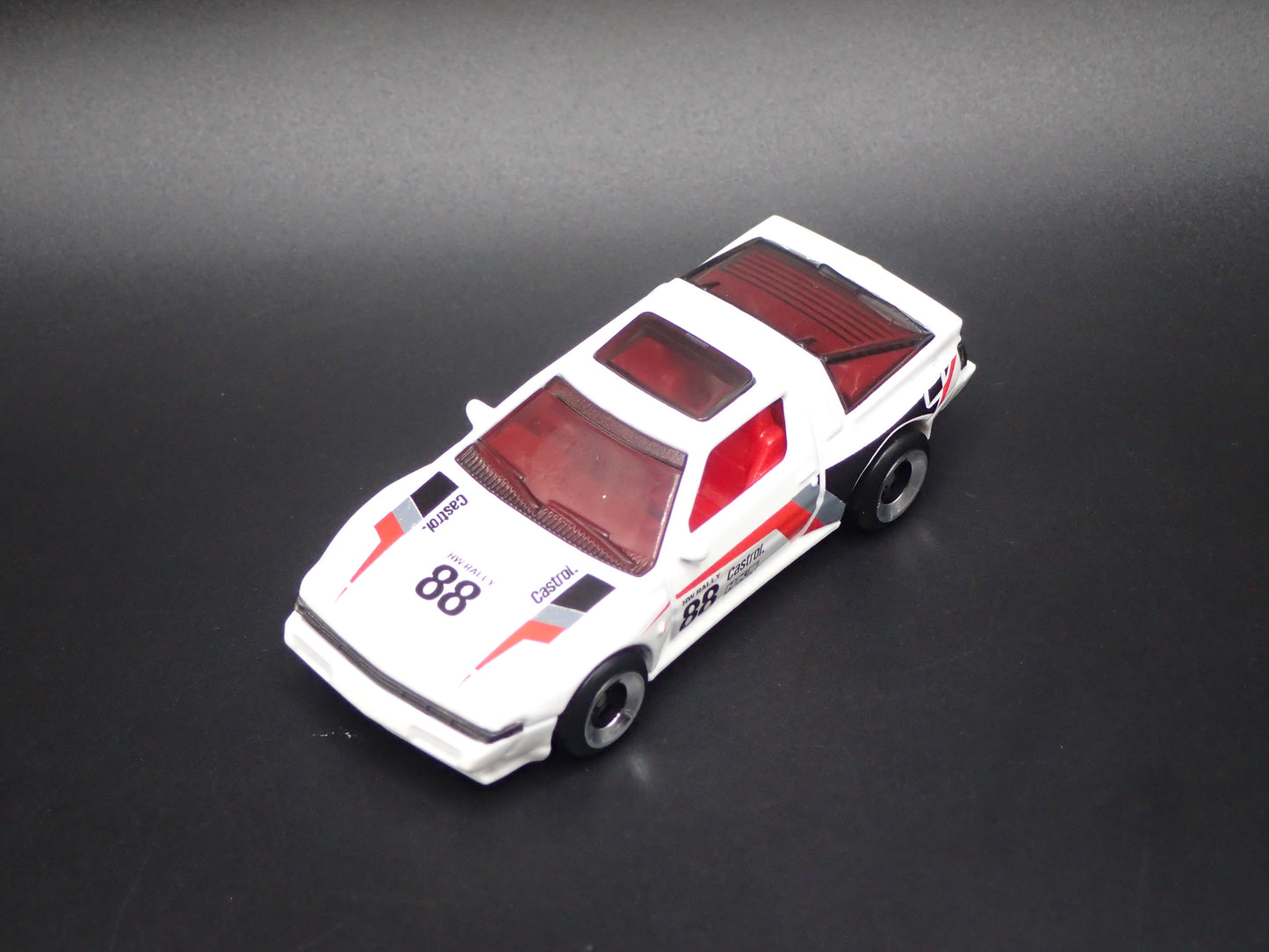 1983-1989 MITSUBISHI STARION WHITE 1:64 SCALE DIORAMA DIECAST MODEL CAR