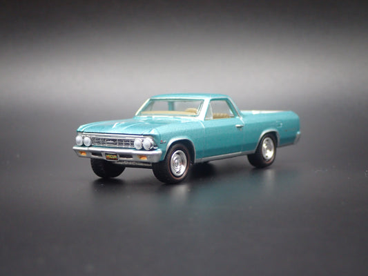 1966 66 CHEVY CHEVROLET EL CAMINO GREEN 1:64 SCALE DIORAMA DIECAST MODEL CAR