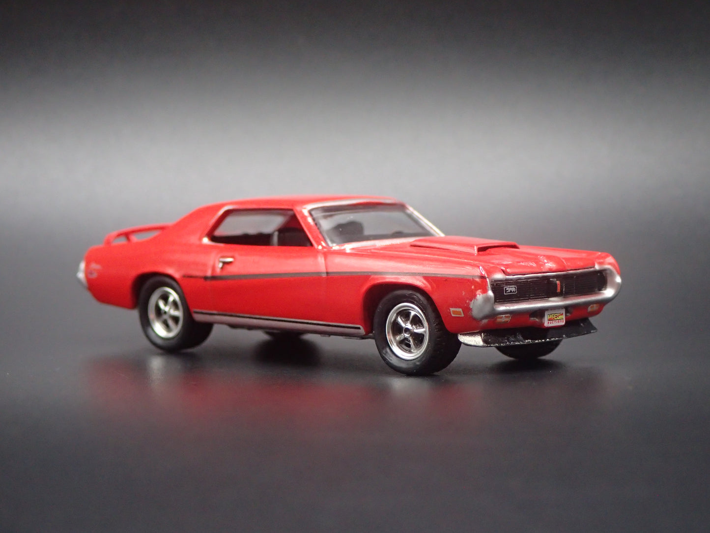 1969 69 MERC MERCURY COUGAR ELIMINATOR ORANGE 1:64 SCALE DIECAST MODEL CAR