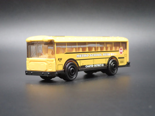MODERN EV ELECTRIC SCHOOL BUS FLAT NOSE MATCHBOX 1:64 MB SCALE DIECAST MODEL CAR